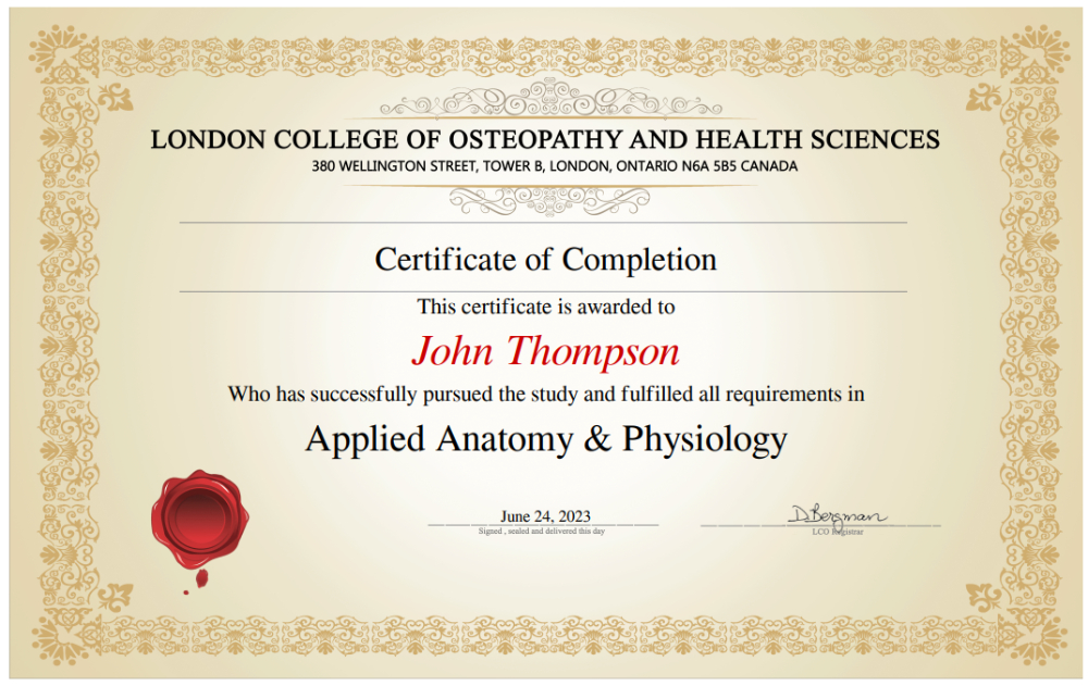 Anatomy and Physiology